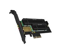 ICY BOX IB-PCI215M2-HSL Carte d'extension PCIe pour 2X M.2 SSD INCL. dissipateur Thermique