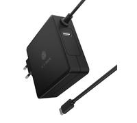 ICY BOX IB-PS101-PD Ordinateur portable, Smartphone, Tablette Noir Secteur Intérieure