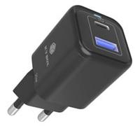Raidsonic Icy Box Chargeur mural IB-PS1020-PD 2 ports USB-C & USB-A 20W PD 3.0 noir