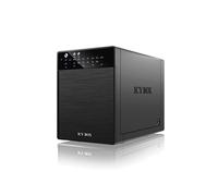 ICY BOX IB-RD3640SU3 - Boîtier HDD 3.5" 4 baies SATA I/II/III, RAID 0/1/3/5/10, USB 3.0 et eSATA, aluminium/plastique, ventilateur 80mm, noir