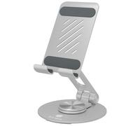 ICY Box 360° Smartphone and Tablet Stand up to 12.9 Inches, Aluminium & Carbon S