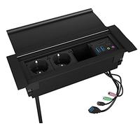 ICY BOX IB-TS401-4 USB 3.2 Gen 1 (3.1 Gen 1) Type-A 5000 Mbit/s Noir