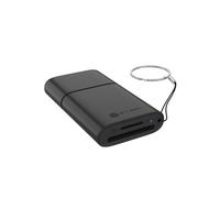 ICY Box Lecteur de Cartes 2-en-1 (SD/microSD UHS-I 170 Mo/s), USB 3.2 Gen 1 5 Gbit/s, USB-A avec Adaptateur USB-C, LED, Plug & Play, IB-CR204-CU3