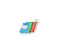 ICY BOX Lot de 6 boîtes de Rangement empilables en Plastique pour Disque Dur 3,5 Multicolore - 60774