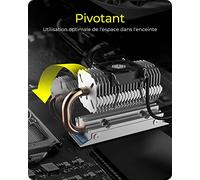 ICY BOX IB-M2HSF-705 Refroidisseur SSD M.2