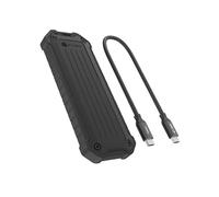 ICY Box M.2 NVMe/SATA SSD Boîtier Anti-poussière & Antichoc Design Extérieur USB 3.2 Gen 2 10Gbps Supporte 2230/42/60/80, avec Dissipateur de Chaleur & Dragonne IB-1827MCP-C31