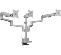 Raidsonic Icy Box Support de table pour 3 écrans 76,2 cm (30") Gris/Argent