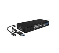 ICY BOX Station d'accueil USB-C (14-en-1) avec 3x HDMI & 3x DP (5K 30Hz | 4K 60Hz), Docking Station USB-C pour Ordinateur Portable (Gigabit Ethernet, 6 Ports USB 3.0, PD 100W), IB-DK2254AC