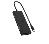 ICY BOX Station d'accueil USB-C (9-en-1) avec 2x HDMI & 1x DP, Docking Station USB-C pour Ordinateur Portable (3 Ports USB 3.0, PD 100W), IB-DK4011-CPD