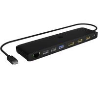 ICY BOX IB-DK2116-C Station d'accueil USB 3.2 Gen 2 (3.1 Gen 2) Type-C Noir
