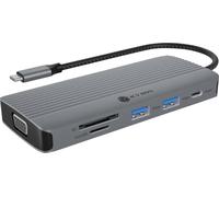 Raidsonic Icy Box Station d'accueil USB-C IB-DK4040a-CPD 10-en-1 HDMI 4K60 Ethernet Gigabit PD 100W