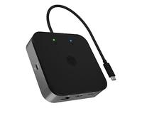 Icy Box Station d'accueil USB4 IB-DK408-C41 7-en-1 HDMI+DP 3×USB3.2 Gen2 PD60W Gigabit Ethernet