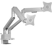 ICY BOX Support de table pour écran Monitorständer für zwei Monitore 2 Écran(s) 81,3 cm (32) gris, argent