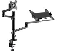 ICY BOX Support d'écran IB-MS622-T Monitorständer für einen Monitor bis 32\ und ein Notebook bis 17,3\ 1 81,3 cm (32\ ) noir