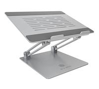 ICY BOX Support pour Ordinateur Portable en aluminium, Réglable en hauteur, Autonome, Dissipant la chaleur, Jusqu'à 17 pouces, Compatible avec MacBook, Dell, Lenovo, Samsung et plus, IB-NH300
