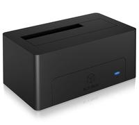 ICY BOX Station d'accueil pour disque dur avec USB-C 3.1 Gen 2 (10 Gbit/s), pour disque dur 2,5 pouces et 3,5 pouces et SDD, IB-1121-C31