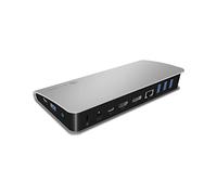 ICY BOX USB-C Station d’Accueil (12-en-1) avec Deux Sorties vidéo (1x HDMI & 1x DP) pour Ordinateur Portable/PC ou Mac (Gigabit Ethernet, 6 Ports USB 3.0), Docking Station USB-C, IB-DK2408-C