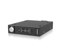 ICY DOCK 1 x U.2 / U.3 NVMe PCIe 5.0 SSD vers MCIO 4i Rack amovible jusqu'à 128 Gbps - Entièrement en métal - ToughArmor MB601V5K-B