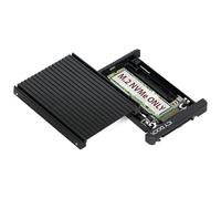 Icy Dock Adaptateur de boîtier de convertisseur M.2 NVME PCIe SSD vers U.2 SFF-8639 de 2,5", boîtier en Aluminium Refroidissement optimales EZConvert MB705M2P-B