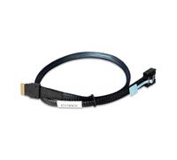 Icy Dock Câble de données 1 x MCIO 4i SFF-TA-1016 vers 1 x SlimSAS SFF-8654 4i Longueur 50 cm PCIe 4.0 - MB403L-B
