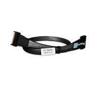 Icy Dock Câble de données MB412L-B 1 x MCIO 8i SFF-TA-1016 vers 2 x MCIO 8i SFF-TA-1016, 50 cm