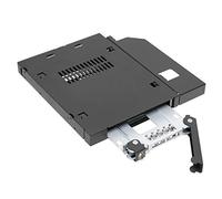 ICY DOCK Caddy pour Disque Dur avec Rack Mobile pour SSD / HDD 2,5" Hot-Swap SATA pour Baie Lecteur Optique Slim CD/DVD-ROM 12.7mm Odd ou FDD avec clé de Verrouillage - ToughArmor MB411SKO-B