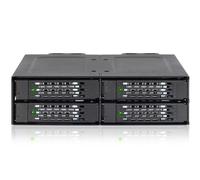 ICY DOCK ToughArmor MB699VP-B - Rack pour 4 disques 2.5" U.2 NVMe / SAS / SATA dans baie 5.25" ( Catégorie : Accessoire pour boîtier )