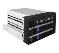 Icy Dock Cage FatCage Raid MB901SPR-B R1 – 2 disques 2,5/3,5" SATA RAID1/JBOD pour 2 baies 5,25"