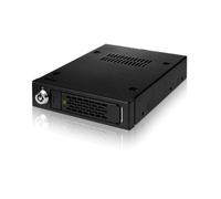 Icy Dock MB991IK-B : Rack mobile 2.5" SATA/SAS 6Gbps pour baie 3.5", châssis métal SECC, échange à chaud, LED statut, accepte HDD/SSD jusqu'à 15mm.