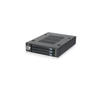 Icy Dock MB993SK-B : Support 3x 2.5" SATA/SAS dans baie 3.5" métal, transfert 6Gbit/s, hauteur 7mm, indicateurs LED, verrouillage, RoHS, CE, REACH