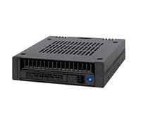 ICY DOCK Rack Mobile, backplane Cage, boitier de Rack pour Disque Dur Hot Swap 1 x HDD/SSD 2.5" SAS/SATA dans Une Baie de 3.5” (Installation du Disque sans Outils) - ExpressCage MB741SP-B