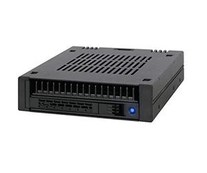 ICY DOCK Rack Mobile, backplane Cage, boitier de Rack pour Disque Dur Hot Swap 1 x HDD/SSD 2.5" SAS/SATA dans Une Baie de 3.5” (Installation du Disque sans Outils) - ExpressCage MB741SP-B