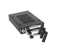 ICY DOCK Rack Mobile, boîtier de Rack Robuste en métal Hot Swap pour 3 x SSD ou HDD 2.5" SATA / SAS dans Une Baie de 3.5" - ToughArmor MB993SK-B