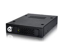 ICY DOCK Rack Mobile, boîtier de Rack Robuste en métal Hot Swap pour SSD Or HDD 2.5" SATA & SAS dans Une Baie de Disque de 3.5" - ToughArmor MB991IK-B