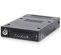 Icy Dock MB833M2K-B Boîtier de disques de stockage Enceinte ssd Noir M.2, Cadrage