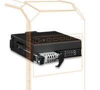Icy Dock ToughArmor MB105VP-B, Rack Mobile métallique 2 x SSD 2,5" NVMe U.2/U,3