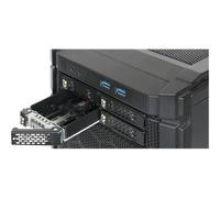 Icy Dock ToughArmor MB720M2K-B - Adaptateur de baie de disque avec dissipateur thermique - 5.25" à 4 x M.2 (13.3 cm à 4 x M.2)