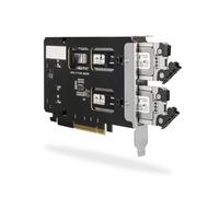 ICY DOCK ToughArmor MB842MP-B Rack Mobile SSD M.2 NVMe à 2 Baies Amovibles pour Fente PCI Express (Bifurcation PCIe requise)