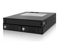 ICY Dock ToughArmor MB994IKO-3SB - Compartiment pour lecteur de support de stockage - SATA 6Gb/s / SAS 12Gb/s - SATA 6Gb/s - noir