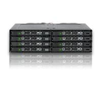 ICY DOCK ToughArmor MB998IP-B Backplane en métal pour 8 baies SSD SATA avec coonecteur miniSAS HD (SFF-8643) dans une baie de 5 25""