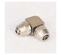 ICYJRFHLTF 2pc Quick fit for 6x4mm O/DxI/D Hose Elbow 90 Degree Brass Pneumatic Pipe Hose Coupler Fitting Connector Adapter