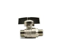 ICYJRFHLTF DN10 G 3/8" Male Brass Ball Valve Water Gas Oil Port Size 10mm with Handle