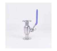 ICYJRFHLTF Fit 19mm 3/4" Pipe OD x 1.5" Tri Clamp Ball Shut Off Valve SUS 304 Stainless Beer Brewing Home Factory
