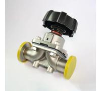ICYJRFHLTF Fit 3/4" 19mm Pipe OD x 1.5" Tri Clamp Diaphragm Valve SUS 316L Stainless Steel for Homebrew Beer Brewing