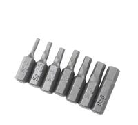 ICYJRFHLTF Hexagonal Bit 100pcs Hexagon Screwdriver Bit Set 1/4" Hex Shank 25mm Hex Head Screw Driver Bits for Power Tool for Power Tool(H6) ICYJRFHLTF