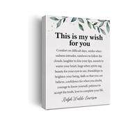 ICYJRFHLTF This Is My Wish For You Inspirational Quote Canvas Wall-Art Blessing Print For Living Room Bedroom Home Office Decor(Unframed,12x18inch(30x45cm))
