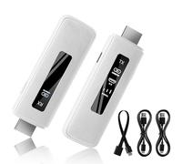 ICZI Émetteur et récepteur Hdmi sans Fil,décodage 4K 1080P, Extension HDMI avec écran LED,Portée de 50M, 2,4G/5G,pour Ordinateur Portable, PC vers TV HD, Projecteur,Plug & Play,Blanc