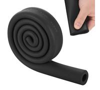 ID 18 22 25 28 32 mm Tube en Mousse, 1.0m D'isolation de Tuyau, Manchon isolant en mousse pour Tuyau Isolation, Fitness, Outils Poignée Support(Noir,ID 25mm)