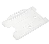 ID Card It Lot de 100 porte-badges transparents pour cordon tour de cou | Porte-carte d'identité pour le travail, l'école, le NHS, les enseignants et plus encore