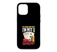 Id Cash Out Not A Quitter Poker Dice Cards Casino Coque pour iPhone 12/12 Pro